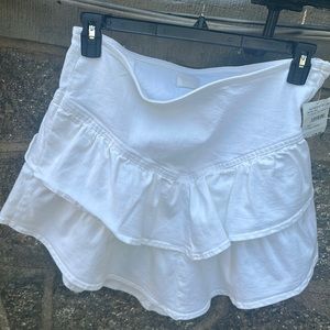 Mother white Denim skirt